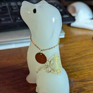 White Stone Oriental Dog